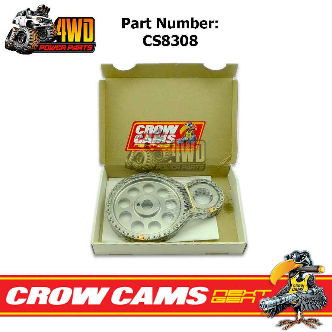 Crow Cams Holden V8 Timing Chain Set 253 308 304 355 5.0L Double Row C