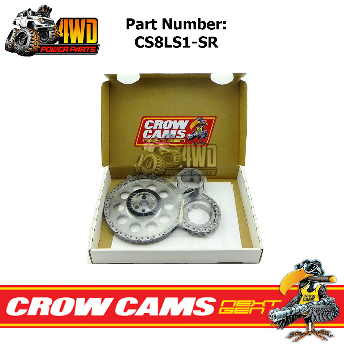 Single Row LS1 Multi Keyway Timing Set with IWIS Chain 5.7L Gen 3 V8