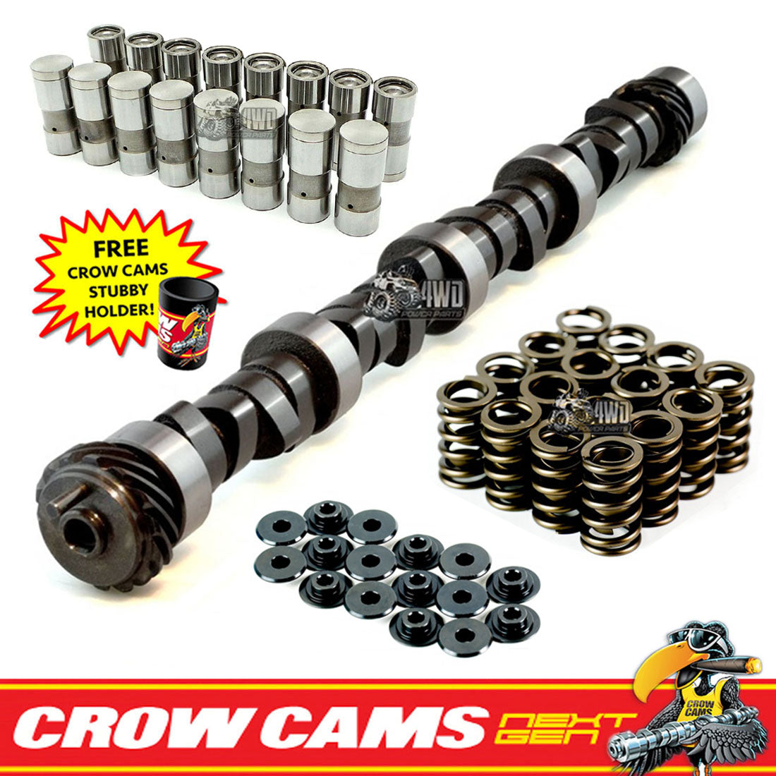 Crow Cams 5761 Cam Lifters Springs Retainer for Holden V8 253 308 Red ...