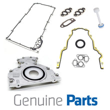 Load image into Gallery viewer, Genuine GM LS Bottom End Gasket Kit Rear Main Seal Sump Timing Cover Gasket for LS1 LS2 LS3 L98