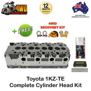 Toyota Prado 1KZ-TE Cylinder Head Kit 4 Cyl 8V VRS Gasket & Bolts + Recovery Kit