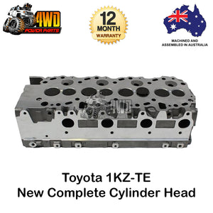 Toyota Hilux 1KZ-TE New Complete Cylinder Head 4 Cyl 8V SOHC Assembled 1999-2005