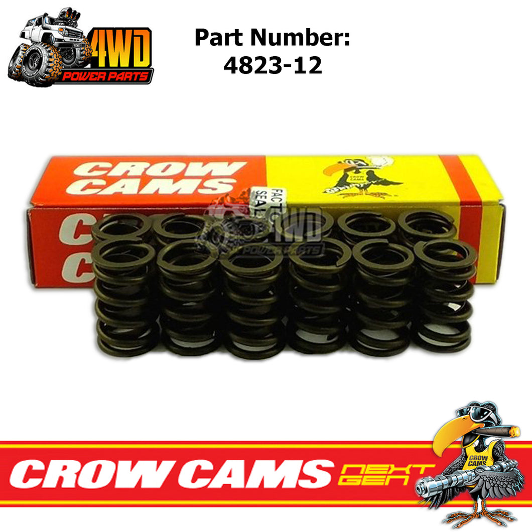 Crow Cams Performance Valve Springs for Holden 6 Cyl 202 Red Blue & Black Motor 4823-12