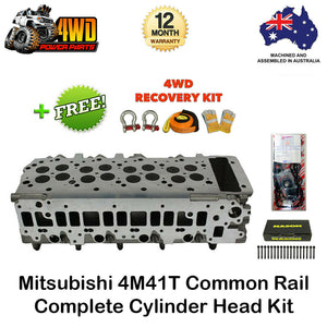 Mitsubishi Triton Pajero 4M41T Common Rail Cylinder Head Kit VRS Gasket & Bolts