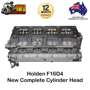 Holden F16D4 Barina 4 Cyl 16V DOHC Complete Cylinder Head (NEW MODEL)