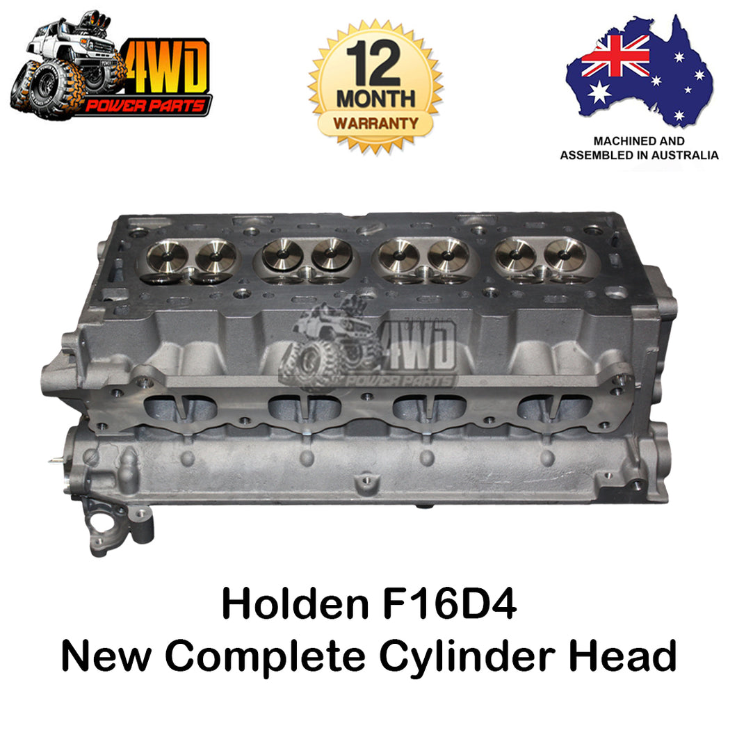 Holden F16D4 Barina 4 Cyl 16V DOHC Complete Cylinder Head (NEW MODEL)