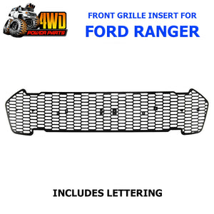 Front Grille Insert for Ranger MK2 PX2 2015-On Comes With Black Raptor Style Lettering