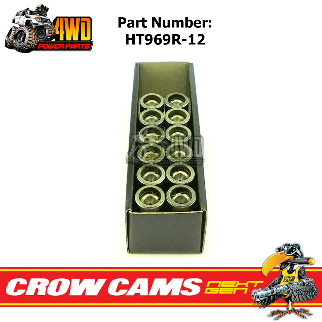 Crow Cams Holden 6 Premium Hydraulic Lifters 186 202 3.3 Red Blue Blac