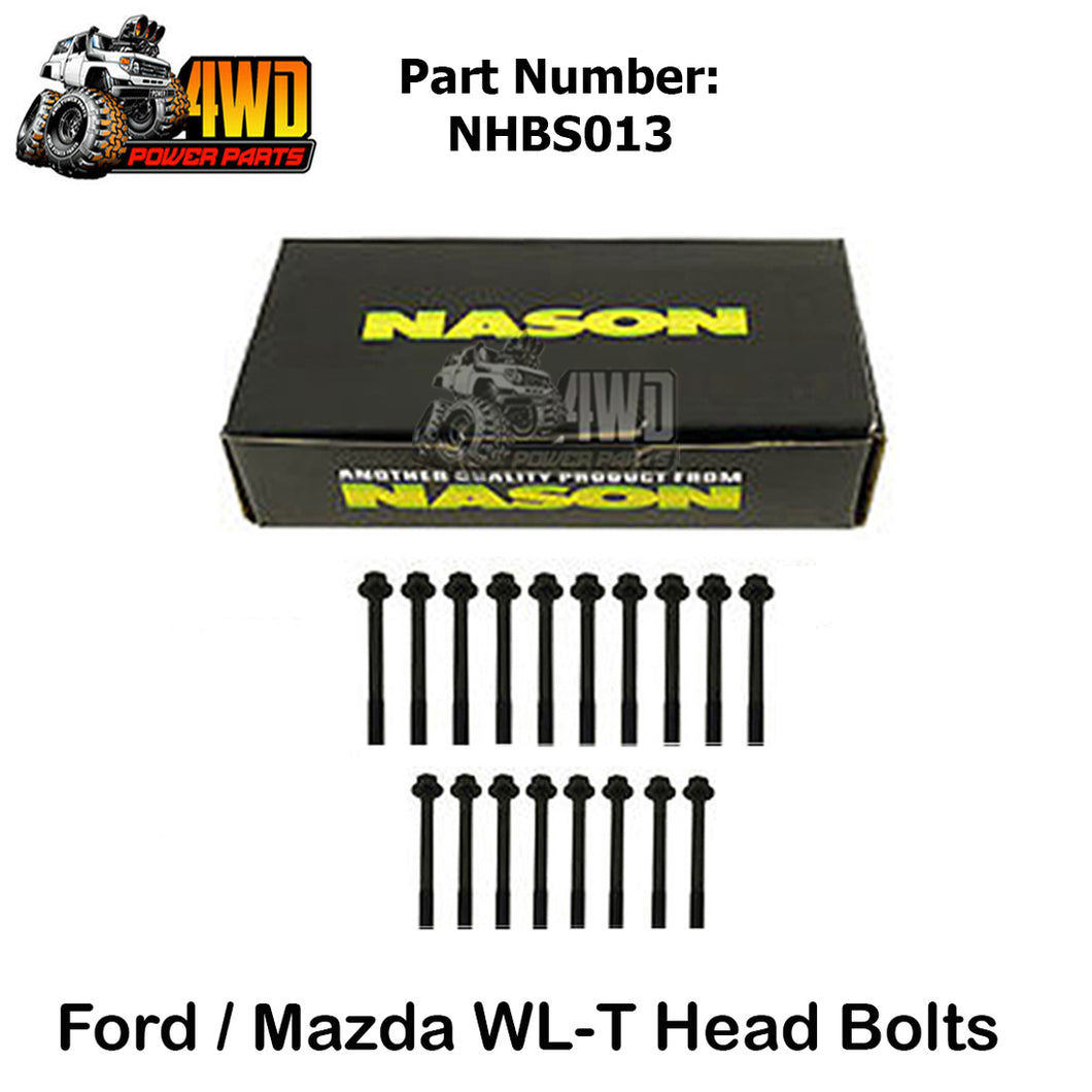 Ford / Mazda WL-T Cylinder Head Bolts Set x18 Courier B2500 E2500 - NHBS013