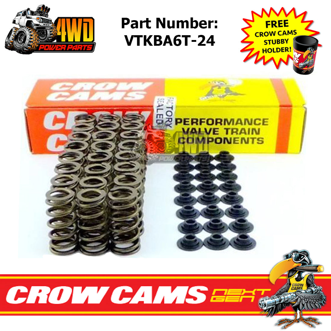 BA BF FG Ford Falcon XR6 Turbo Crow Cams Race Valve Spring Kit VTKBA6T