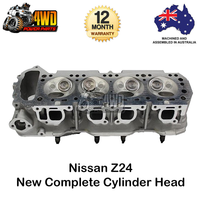 Nissan Z24 4 Cyl 8v Complete Cylinder Head