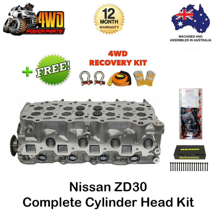 Nissan Navara D22 Patrol GU Y61 ZD30 Cylinder Head Kit 4Cyl 16V VRS Gasket Bolts