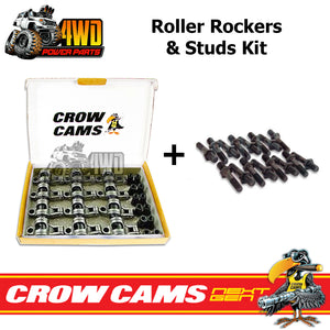 Crow Cams Roller Rockers & Studs Kit 7/16" Stud 1.5:1 for Holden 6 179 186 202